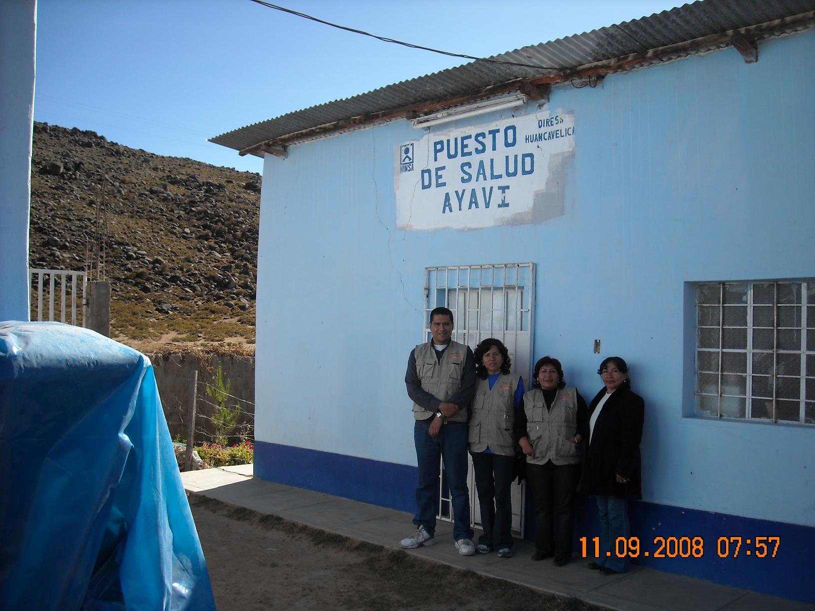puesto de salud Ayav&iacute;