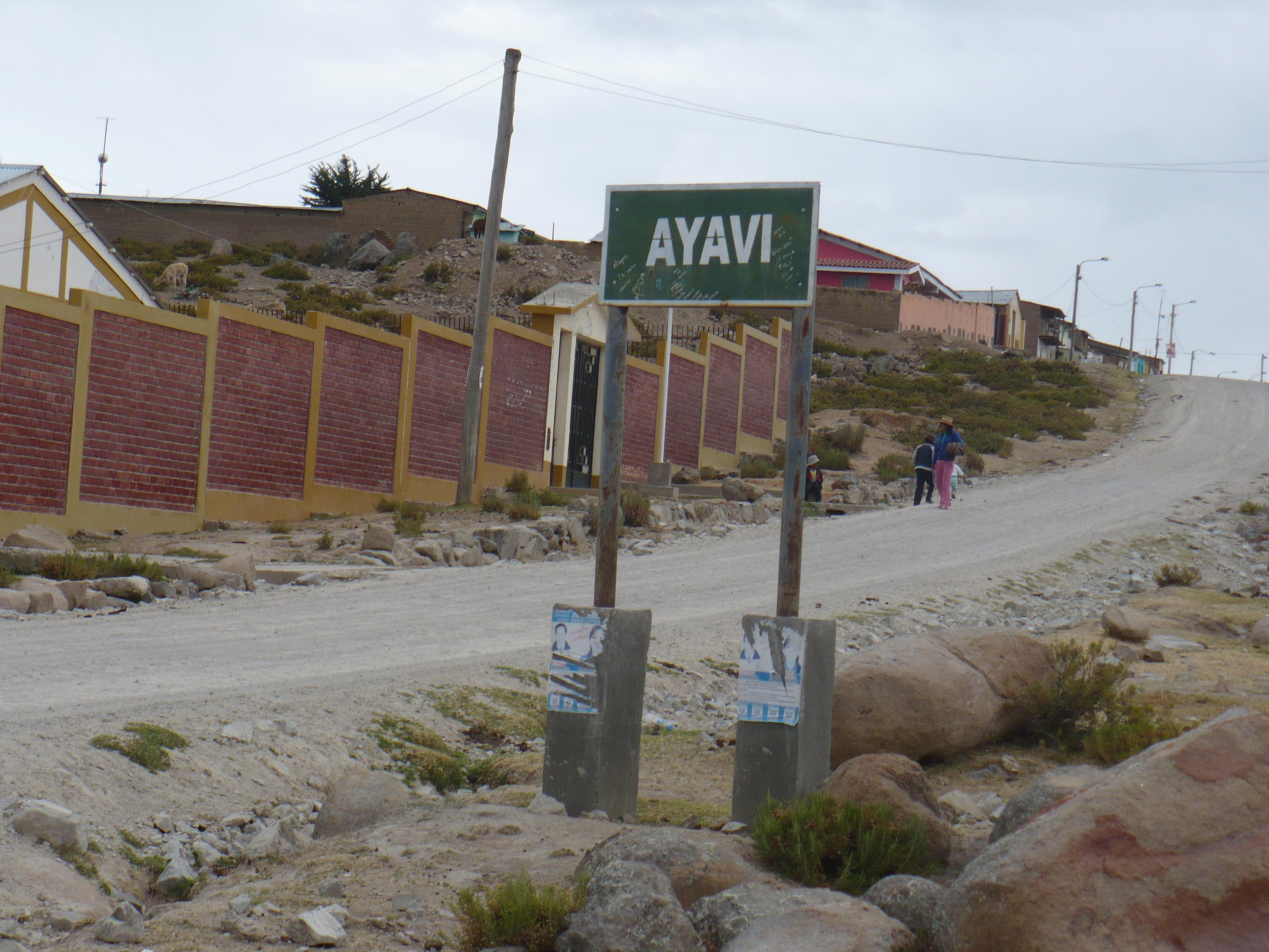 puesto de salud Ayav&iacute;